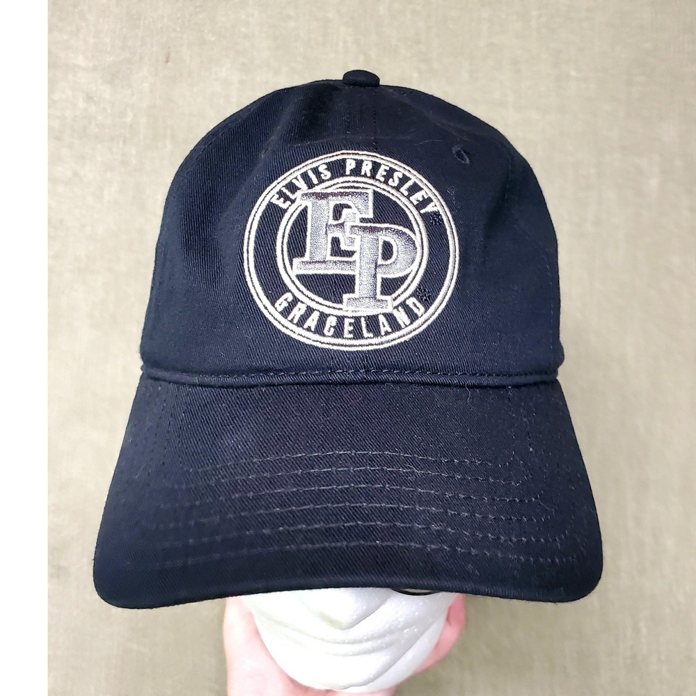 Elvis Presley Graceland Black Cotton Baseball Hat Adjustable Souvenir Cap 2017